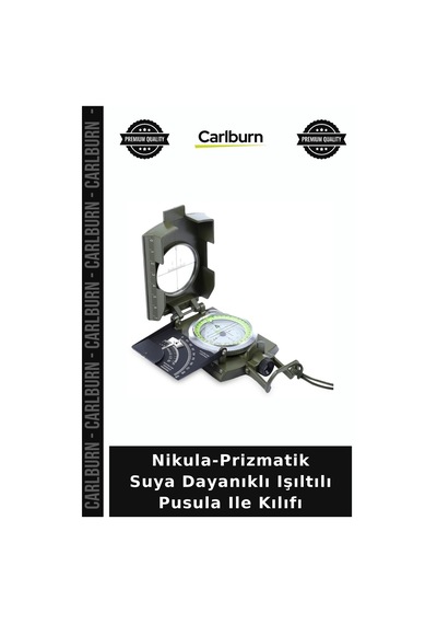 Nikula-prizmatik Suya Dayanıklı Işıltılı Pusula Ile Kılıfı Seyahat Yardımcısı Yürüyüş Donanımı