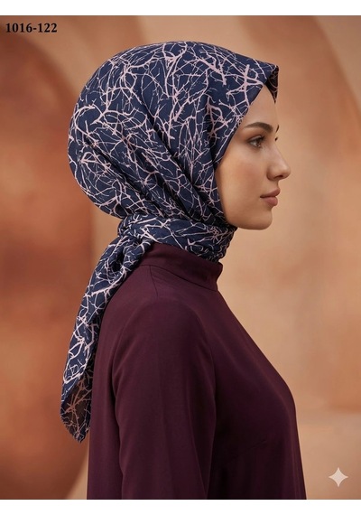 Dolce Life Dolce Cool Desenli Dimi Pamuk Eşarp 1016-122 Çok Renkli