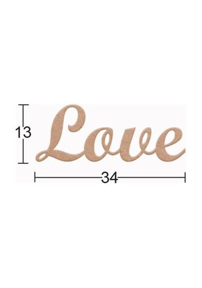 Ahşap Love Yazısı Ds-120