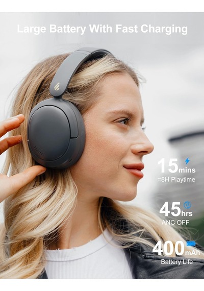 Tr W800bt Pro Gürültü Önleyici Heaphones Bluetooth 5.4, Siyah