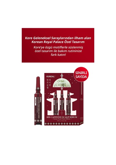 Dökülme Karşıtı Bakım Seti Kundal 10x Caffeine Strengthening Scalp Serum Gift Set