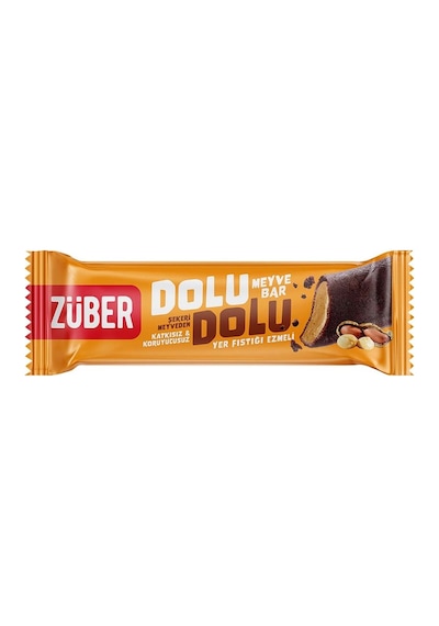 Züber Dolu Dolu Meyve Bar 30 G Yer Fıstığı Ezmeli Katkısız Atıştırmalık 3'li Ekonomik Paket - 3 Tarı