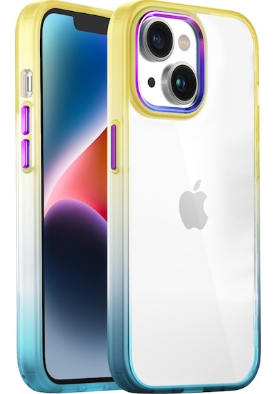 Buff Apple Uyumlu iPhone 14 Air Bumper Rainbow Kilif 560957107
