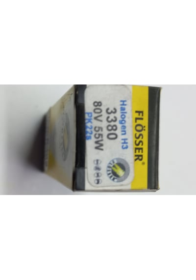 80v 55w Halogen H3 Ampul Flösser Made In Germany