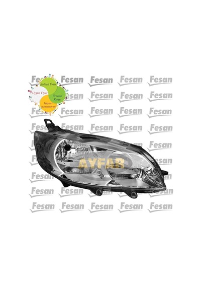 Peugeot 301 Sağ Sol Ön Far Drl Özellikli Motorlu 2012-2017