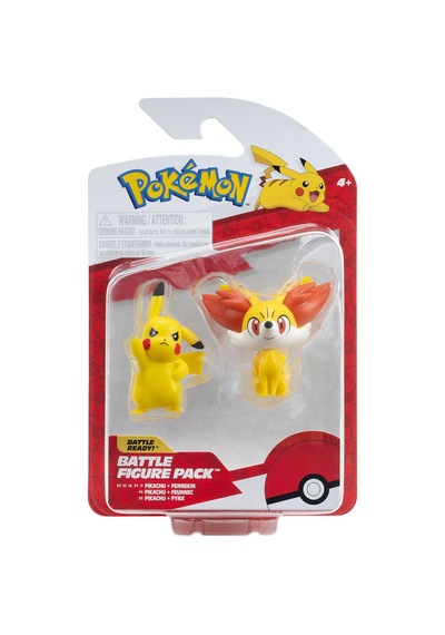 Pokemon Battle 2'li Figür Seti - Pikachu Ve Fennekin Pkw4070