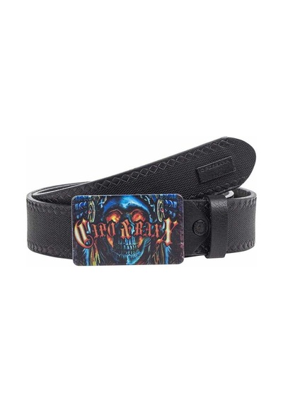 Cipo & Baxx Cg205 Metal Tokası Basklı Deri Kemer 001
