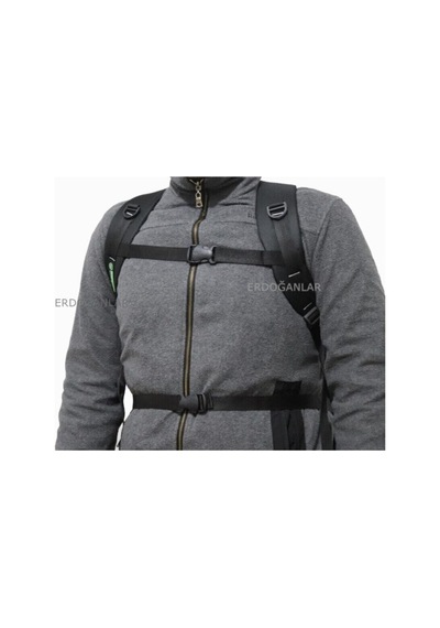 Galb Leather Buyuk Boy Koruklu Dagci Su Gecirmez Sirt Cantasi 55+10 siyah