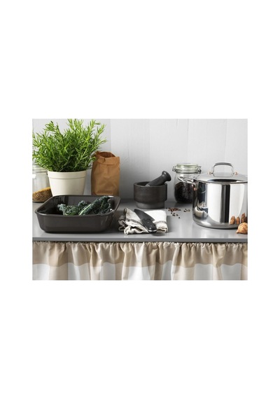 Ikea Ädelsten Mermer Tokmaklı Havan 14 Cm Siyah