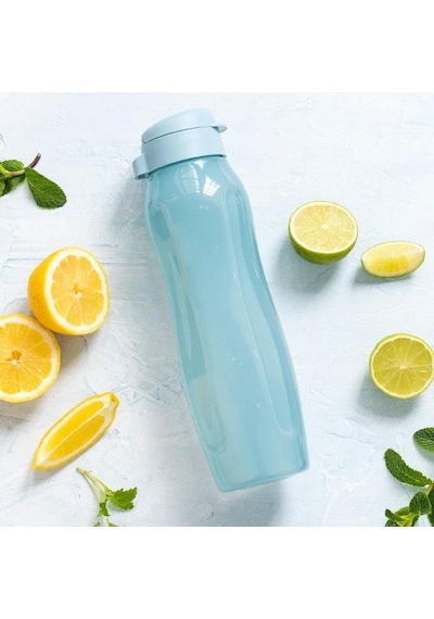 Tupperware Eco Şişe Slim 1 L Mavi Böğürtlen