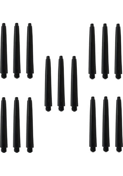 5 SET (15 Adet) 41mm DARTSAN NYLON DART ŞAFT-SHAFT. Siyah