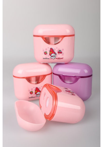 "dekomus Islak Mendil Hediyeli" Lisanslı My Melody "tekli" Çift Bıçaklı Pods/kulaklık Tasarımlı Kalemtraş