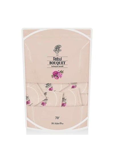 Rebul Kolonyalı Mendil Bouquet Poset 50 Li 12'li Paket