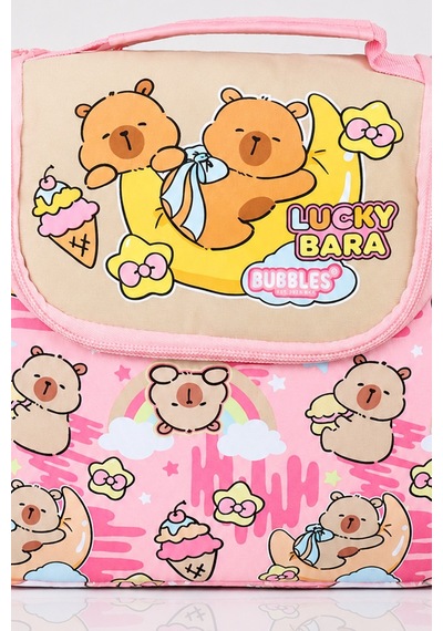 X Dekomus Capybara Golden Dream Collection Beslenme Çantası Altın