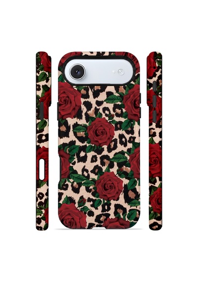 Velvoria Valestra Gullu Leopar Apple Apple iPhone Uyumlu 17 Air Magsafe Koruma Kılıfı Valestra Magline - Gullu Leopar