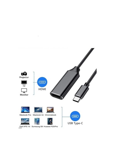 Alfalink Al-c55 Type-c To Ultra Hdmi 4k Adaptör