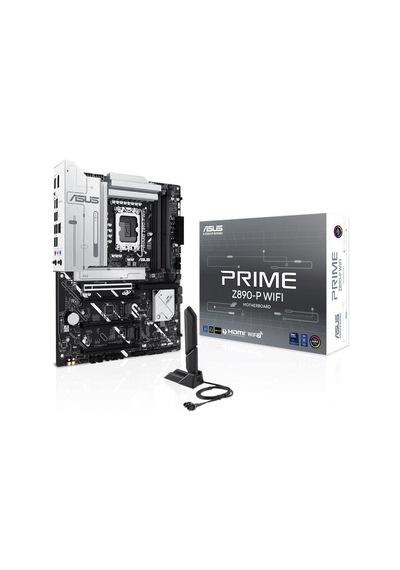 Asus Prıme Z890-p Wıfı Ddr5 8666mt/s 1xhdmı 1xdp 1xusb Type-c 4xm.2 Atx 1851p Intel Ultra Processors Serıes 2