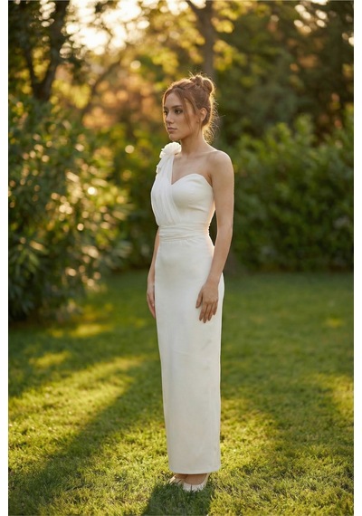 Berissima Bride Tek Omuz Nikah Elbisesi, Kırık Beyaz, Kalp Yaka, Maxi, Çiçek Detaylı, Drapeli, Astarlı, Luciana Kırık Beyaz Kırık Beyaz Berissima Bride Tek Omuz Nikah Elbisesi, Kırık Beyaz, Kalp Yaka, Maxi, Çiçek Detaylı, Drapeli, Astarlı, Luciana Kırık Beyaz Kırık Beyaz