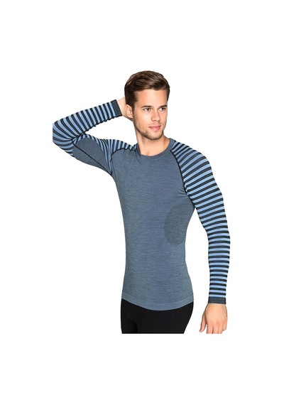 Thermoform Ultimate Merıno Erkek Seamless Termal Sweatshirt - Hzt14030-8623 Mavi