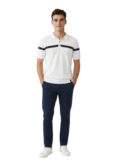 Cazador Erkek T-shirt Caz.34235 Ekru