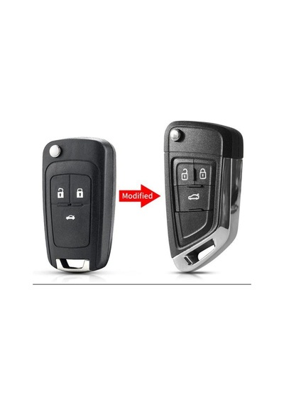 Gma Keys Chevrolet Cruze Aveo Spark Dönüşüm Çevirici Kumanda Kabı Anahtar Kabı 3 Tuşlu 1.ci Kalite
