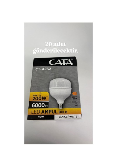 Ct-4262 Beyaz İşik Led Ampul