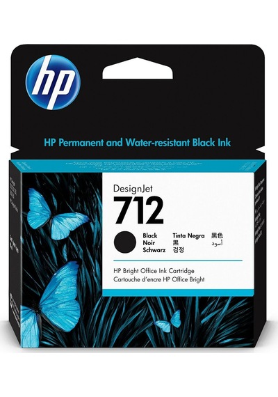 3Ed71A Hp 712 80 Ml Black Siyah Designjet Mürekkep Kartuşu