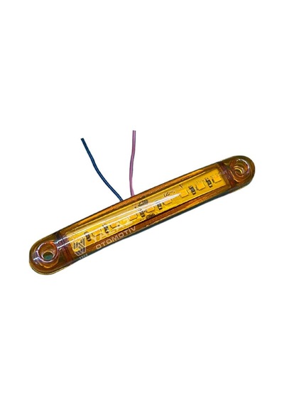 12v-24v Parmak Lamba 9-ledli Turuncu 103 10 Mm