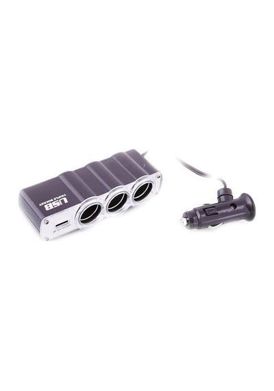 Oto Çakmaklık Çoklayıcı 3'lü Çakmak Soketi 1 Usb Girişi Ont128