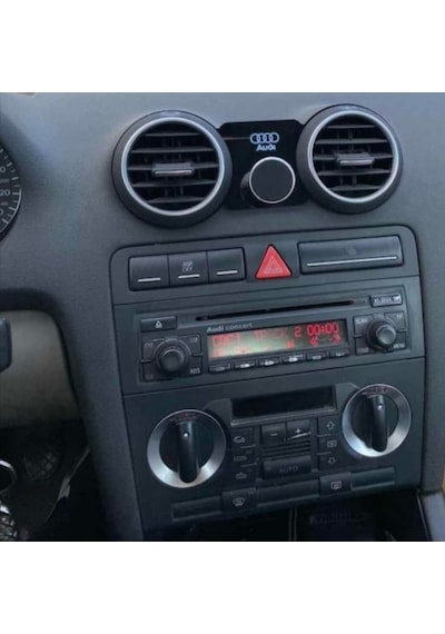 Audi A3 8P(2004-2012) Halka Logolu Mıknatıslı Telefon Tutucu