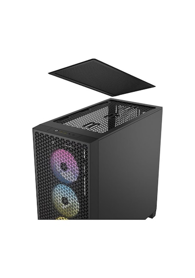 Corsair İcue 3000d Rgb Airflow Siyah Temperli Cam Atx Mid Tower Gaming Kasa Cc-9011255-eu - Teşhir