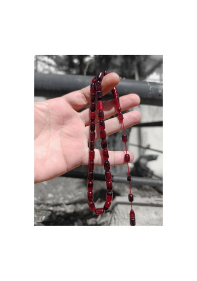 Usta İşçilik Kapsül Kesim Sıkma Kehribar Tesbih Bordo - 866915870 Bordo - 866915870 Bordo