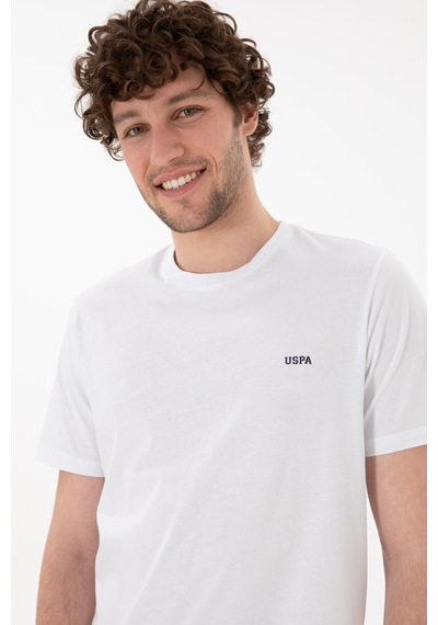 U.S. Polo Assn. Erkek Regular Fit Bisiklet Yaka Beyaz Basic Tişört 50305928-VR013 U.S. Polo Assn. Erkek Regular Fit Bisiklet Yaka Beyaz Basic Tişört 50305928-VR013