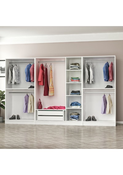 Kale 7 Kapaklı 2ç Dolap - Pera Ceviz 190cm