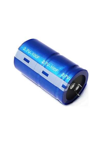 100f 2.7v Süpercap 22x45mm Dıp Süper Kapasitör Enerji Depolama Güneş Rüzgar Akü Batarya Güç