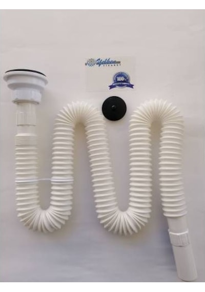 Uzun Körüklü Lavabo Evye Sifonu Lüx 321-324