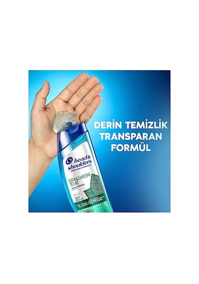Head & Shoulders Derinlemesine Temizlik Şampuan Kaşıntı Giderici Nane 300 Ml