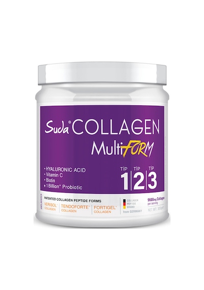 Suda Collagen Multiform Kolajen + Probiyotik Tip 1,2,3 Kolajen İçeren Toz Kutu Aromasız Takviye Edici Gıda 300gr