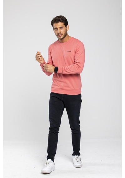 Erkek Bisiklet Yaka Slim Fit Sweatshirt Spr2019k18 001