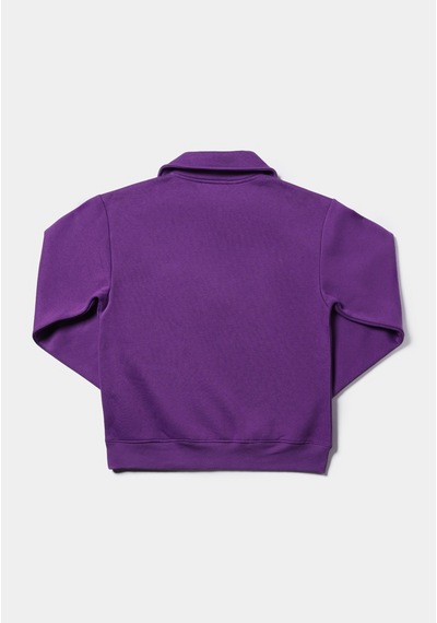 Colin's Colins Regular Fit Fermuarlı Nakışlı Kadın Mor Sweatshirt Cl1065678 Q1.v2 Prp