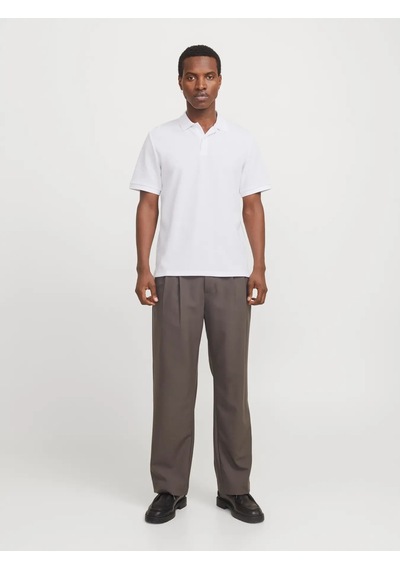 Jack & Jones Jack&jones Jjeaustin Erkek Polo T-shirt 12268130 Beyaz