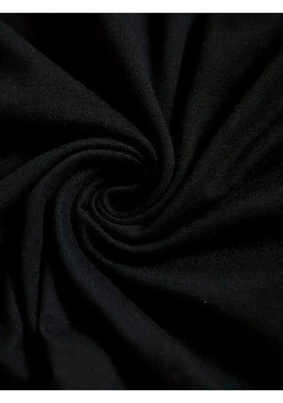 Wear Vexel Kadın Tişört Büyük Boy Ayıcık Baskılı Bisiklet Kısa Kol T-shirt - Siyah Siyah