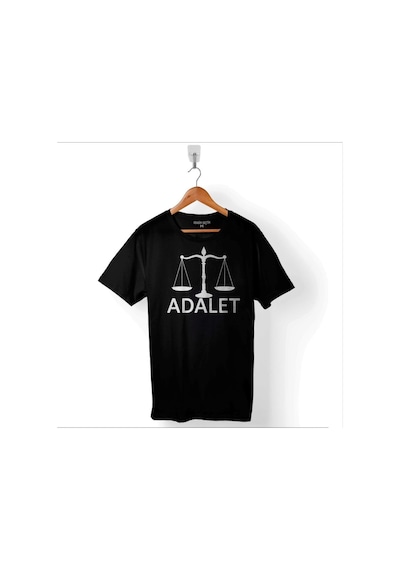 Adalet Terazisi Eylem Direniş Propaganda Baskılı Tişört Unisex T-shirt 001