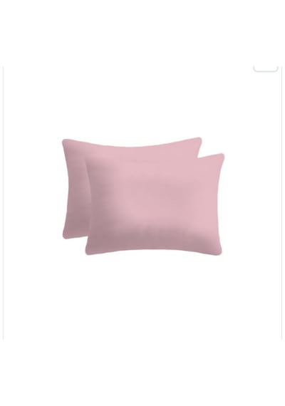%100 Natürel Cotton Pamuk 2 Adet 35x45 Cm Lüx Yastık Kılıfı Pillow Case Pudra