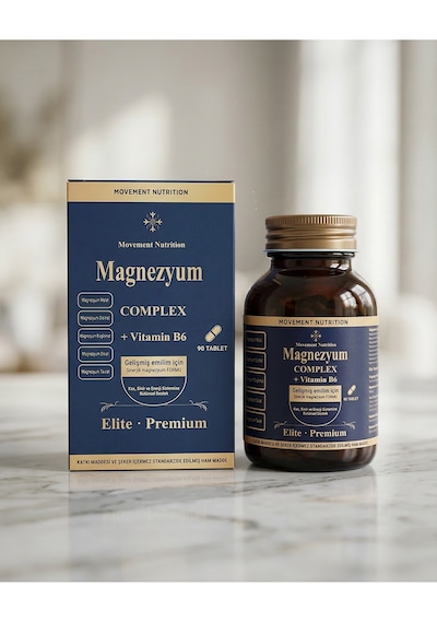 Movement Nutrition Magnezyum Complex Vitamin B6 90 Tablet 2 Adet