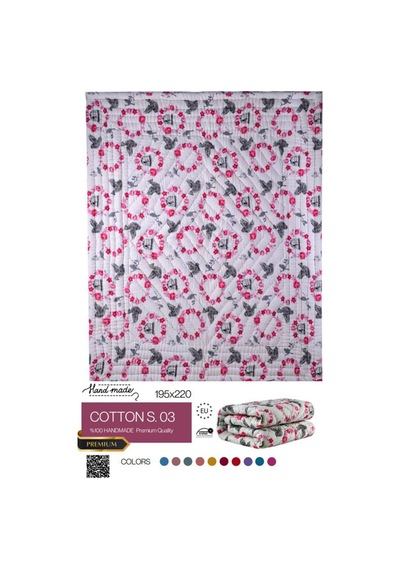 El Dikişi Çift Kişilik Emprime Yorgan Cottons.03 Cottons.03