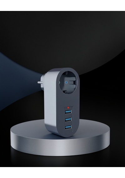 Termal Korumalı 3'lü Usb Priz Uczzz3400priz-2 Diğer
