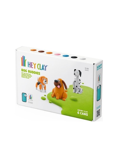 Hey Clay Yaratıcı Kil Seti - Labrador Nom Nom, Dalmatian Turbo, Beagle Walkie