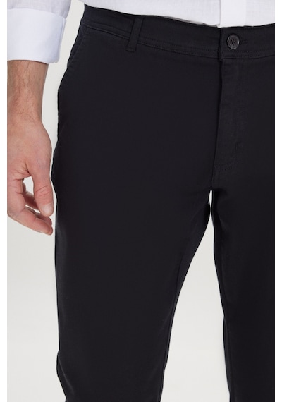 Ac&Co / Altınyıldız Classics Slim Fit Dar Kesim Pamuklu Esnek Chino Erkek Pantolon - Siyah