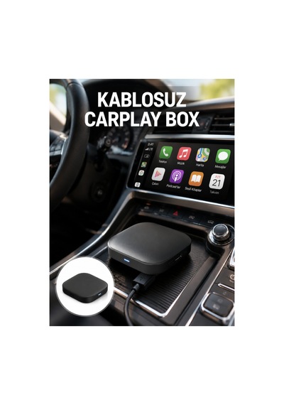 5.8ghz Wifi Destekli Kablosuz Android Auto Dönüştürücü Yeni Nesil Çok Renkli